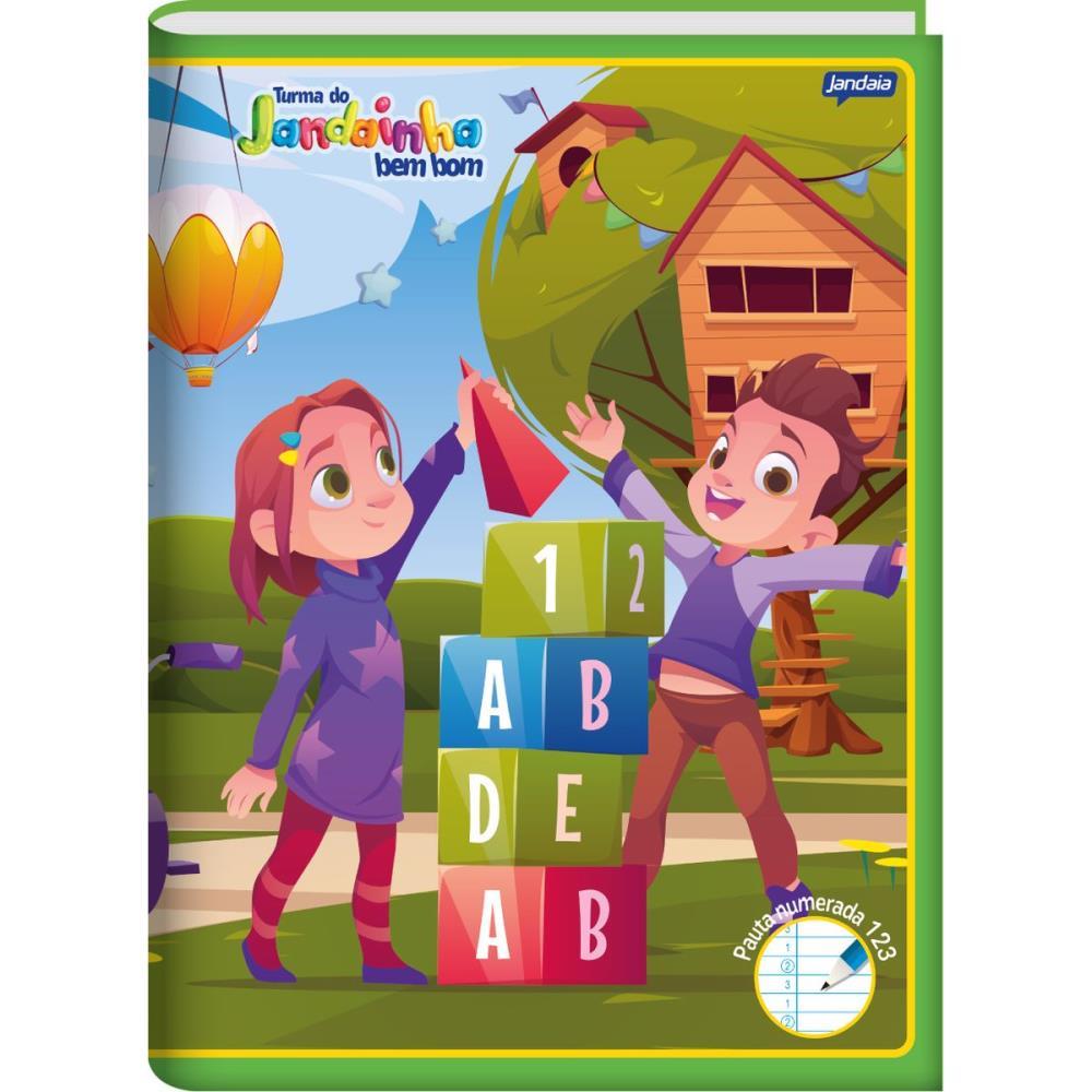 CADERNO BROCHURAO JANDAINHA BEM BOM VERDE 60FLS JANDAIA PCT.C/10