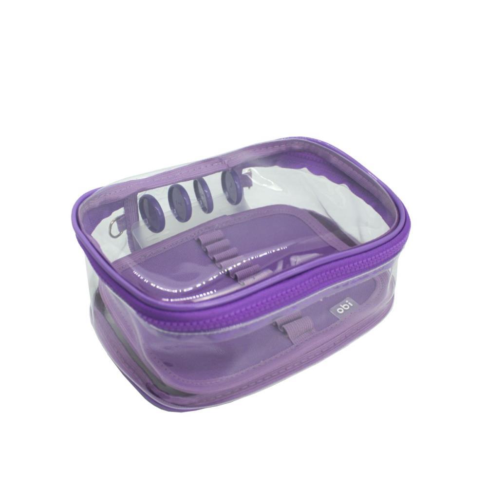 ESTOJO BOX BIG ULTRA CLEAR LILAS OBI DO BRASIL UNIDADE