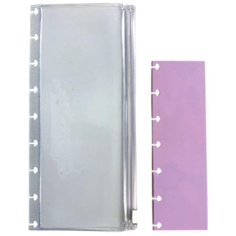 ESTOJO SIMPLES PVC TRANSP. C/REGUA PP LL ROMITEC UNIDADE