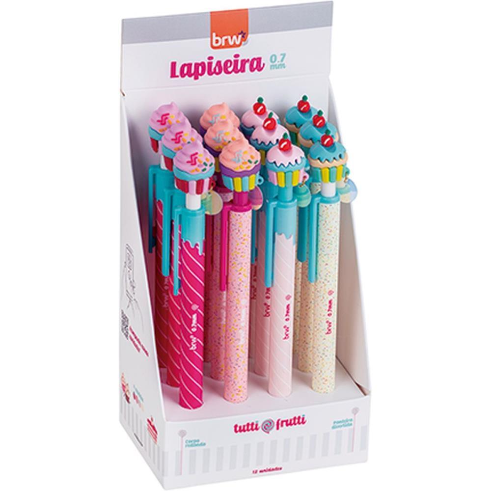 LAPISEIRA 0.7MM DIVERTIDA TUTTI FRUTTI PLAS.4M BRW DP.C/12