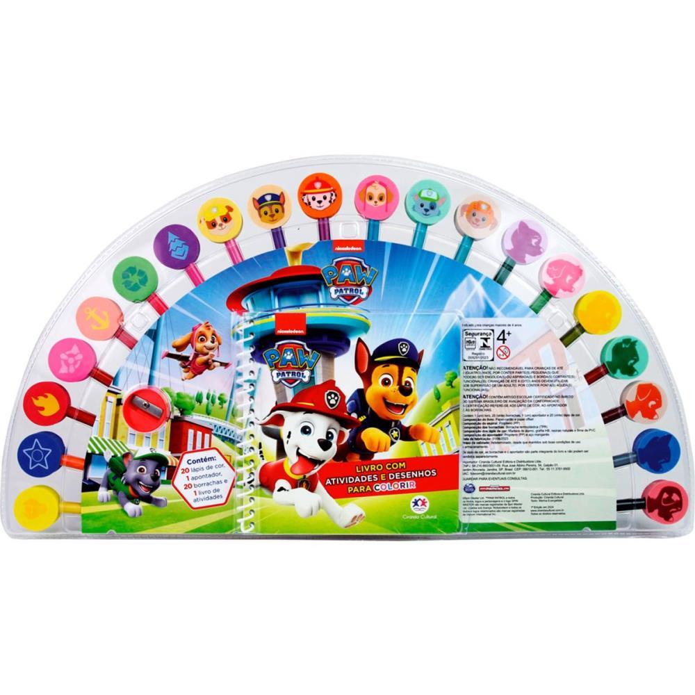 LIVRO BRINQUEDO ILUSTRADO KIT DIVERTIDO PATRULHA CANINA MAGIC KIDS UNIDADE