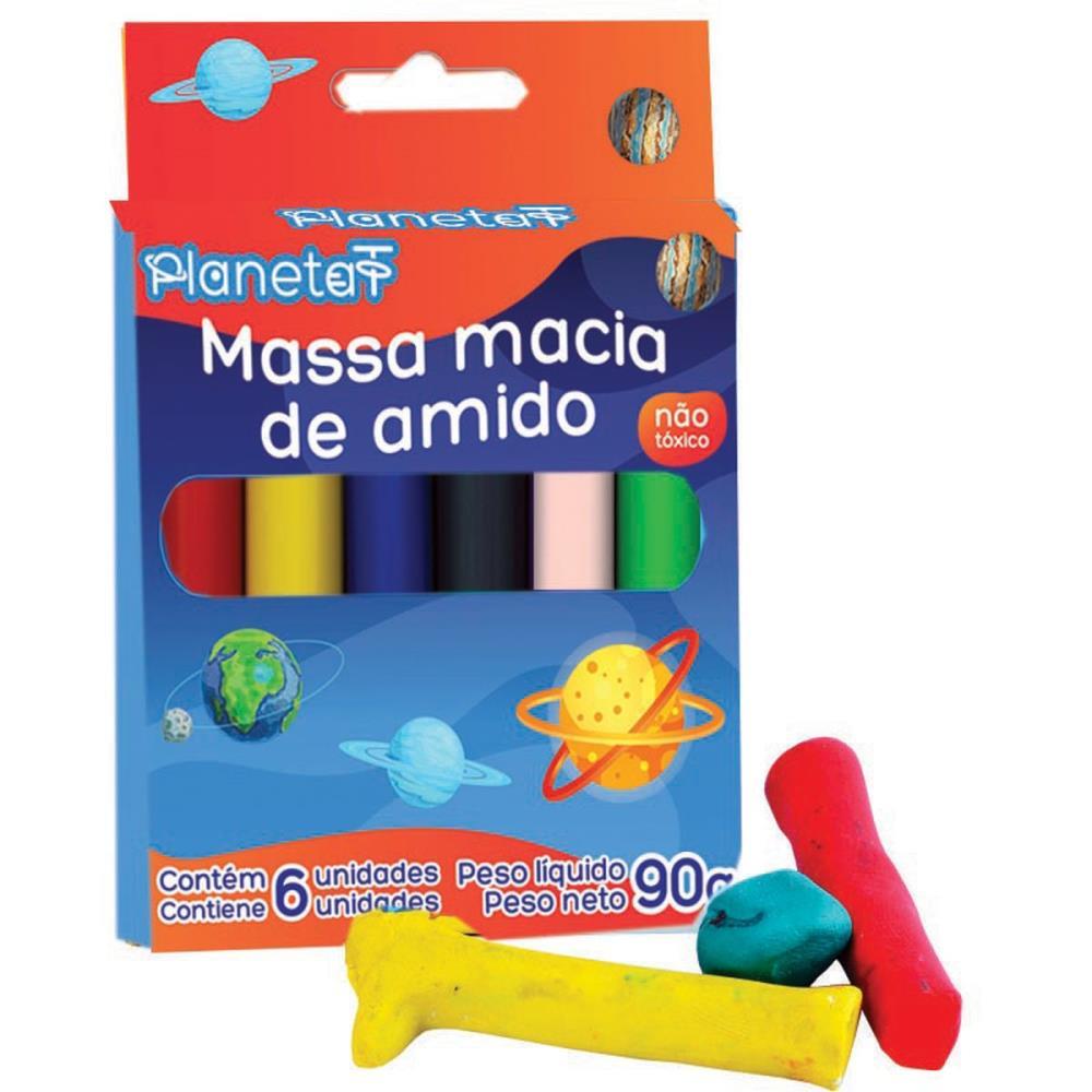 MASSA PARA MODELAR 6 CORES AMIDO V.M.P. PCT.C/12