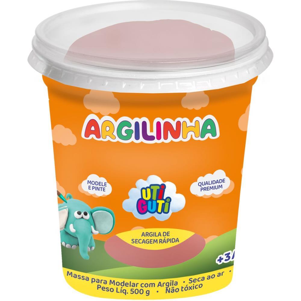 MASSA PARA MODELAR UTIGUTI ARGILINHA 500G CANSON CX.C/06