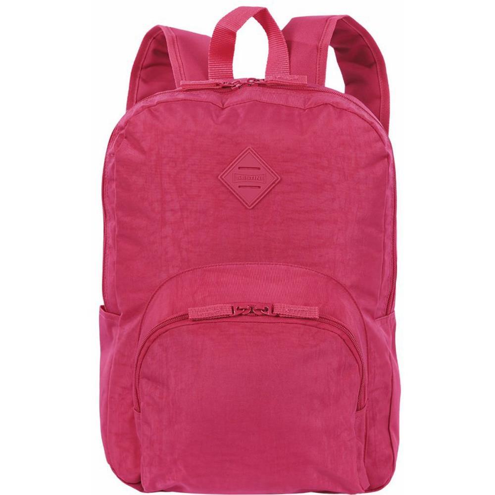 MOCHILA HAPPY CRINKLE G 40CM PINK SESTINI UNIDADE