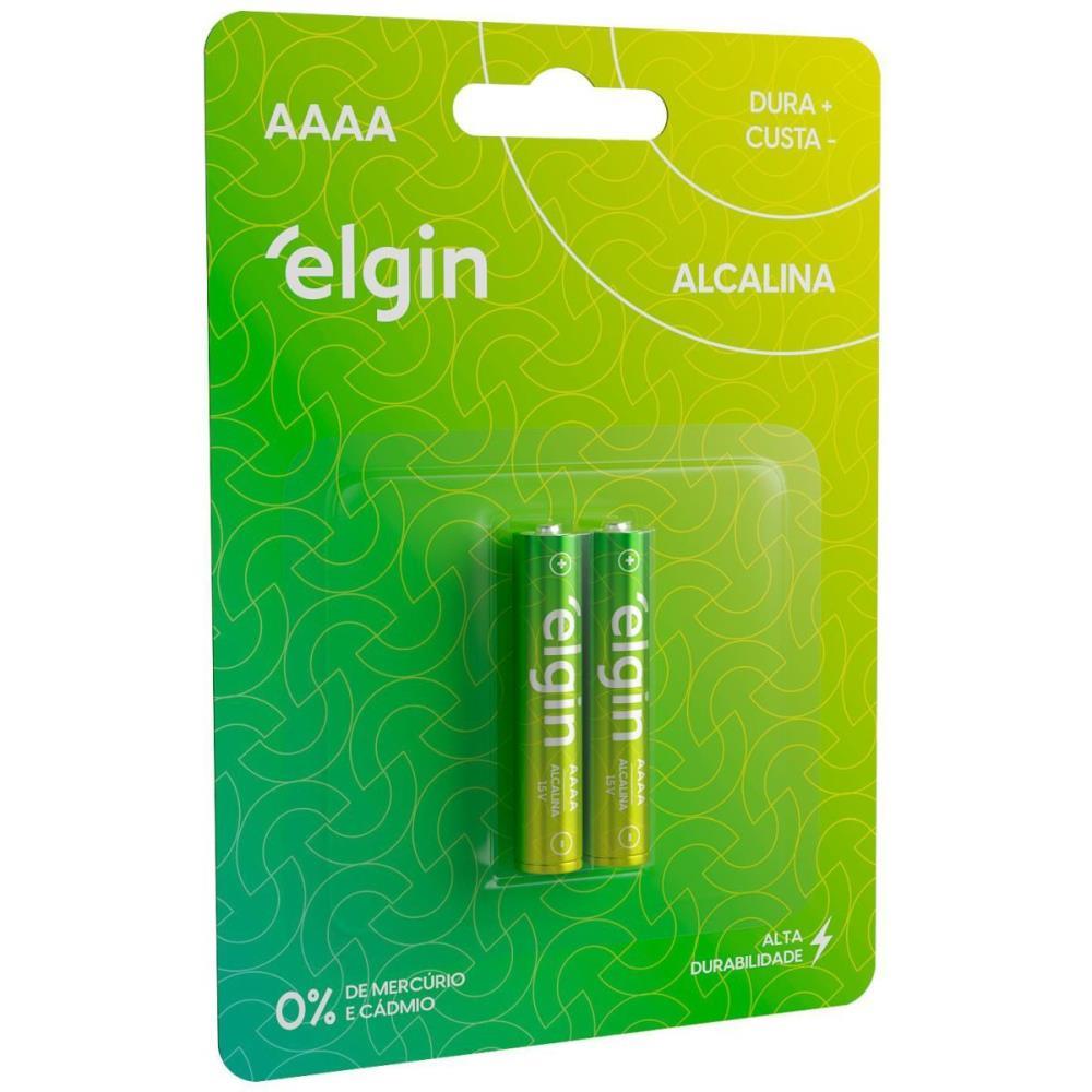 PILHA ALCALINA PALITO AAAA ELGIN BL.C/02