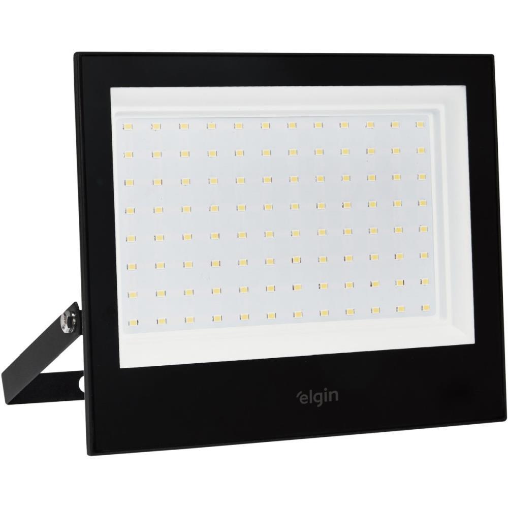 REFLETOR DE LED PROJETOR LED 150W 6500K PRETO ELGIN UNIDADE