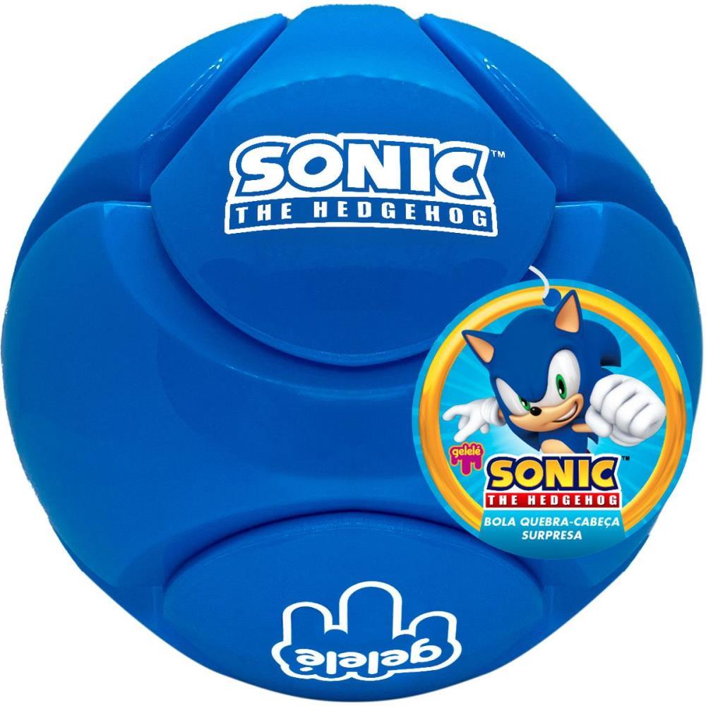 SLIME SONIC BOLA MONTA DESMONTA DOCE BRINQUEDO CX.C/16