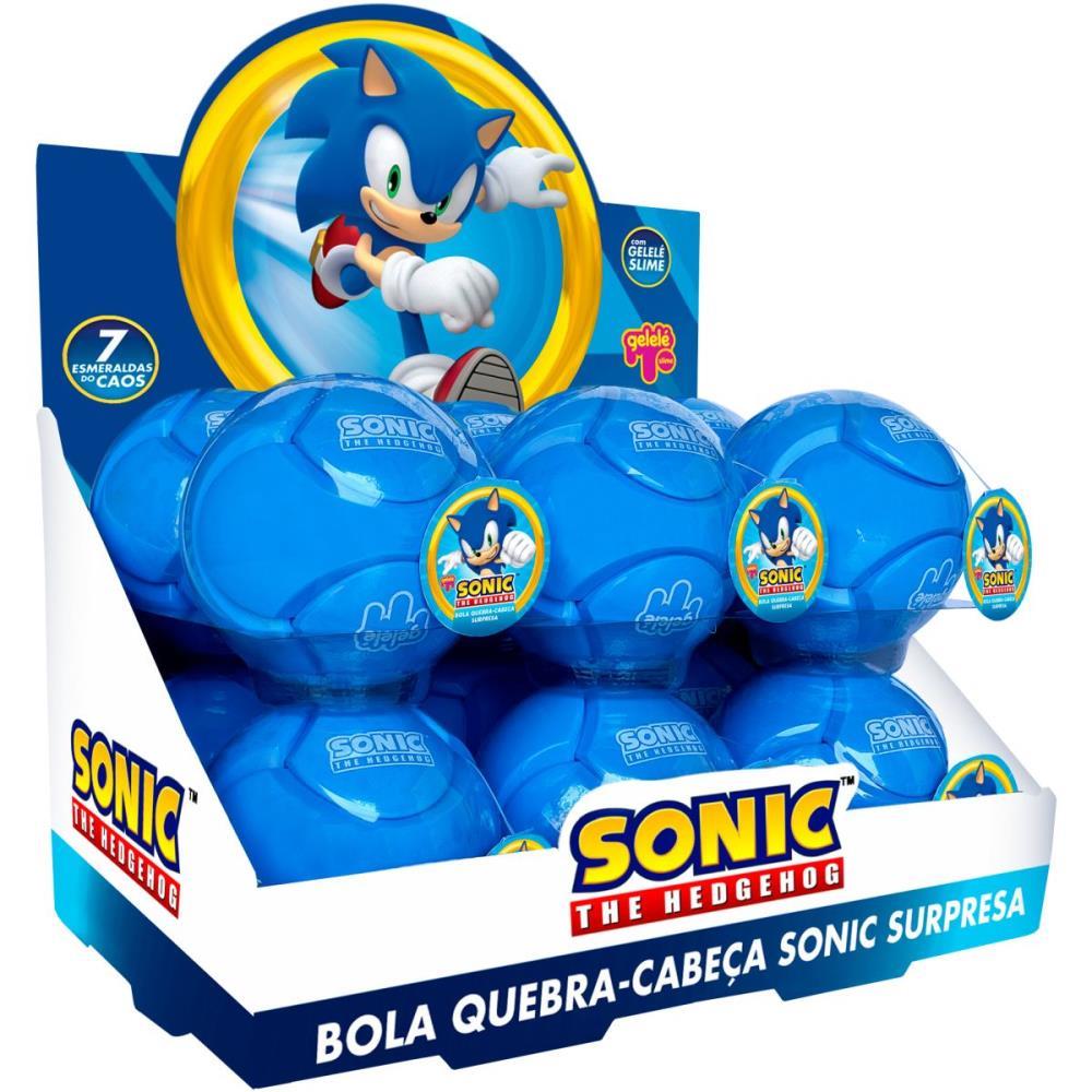 SLIME SONIC BOLA MONTA DESMONTA DOCE BRINQUEDO DP.C/12
