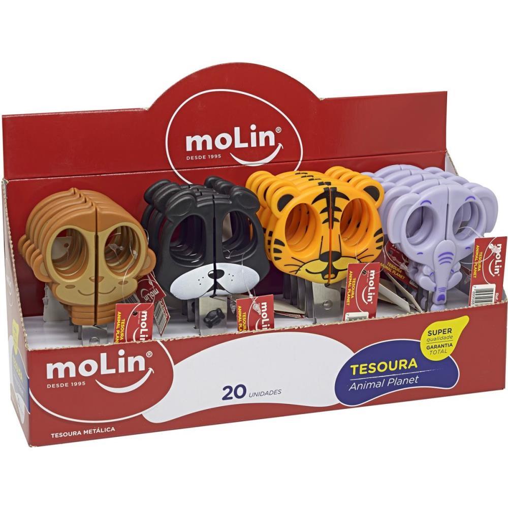 TESOURA ANIMAL PLANET 4MOD. METÁLICA MOLIN DP.C/20