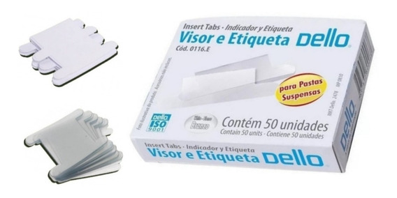 Visor Etiqueta Dello 50und Pasta Suspens