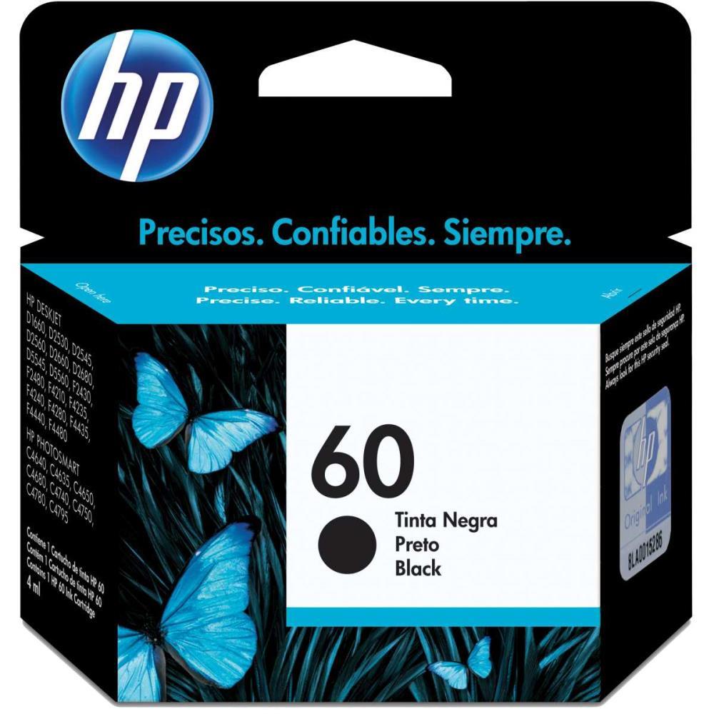Cartucho Hp 60 Preto Cc640Wb