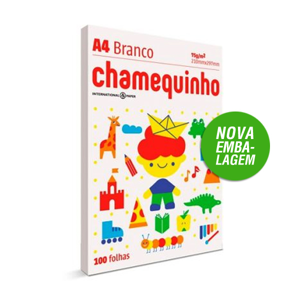 PAPEL CHAMEX A4 CHAMEQUINHO BRANCO 75GR
