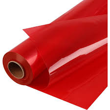 Papel Celofane 80Cmx1.00M Vermelho Vmp - Rolo com 50 Folhas