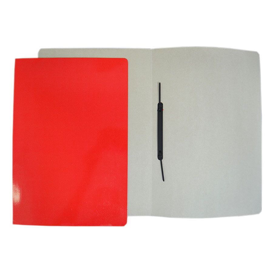 PASTA GRAMPO TRILHO (PAPEL) OFICIO VERMELHA