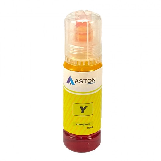 REFIL DE TINTA COMPATÍVEL EPSON 504/544 CORANTE AMARELO 70ML - ASTON