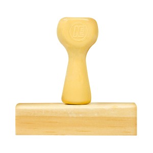 CARIMBO MADEIRA C/CABO 50X25MM
