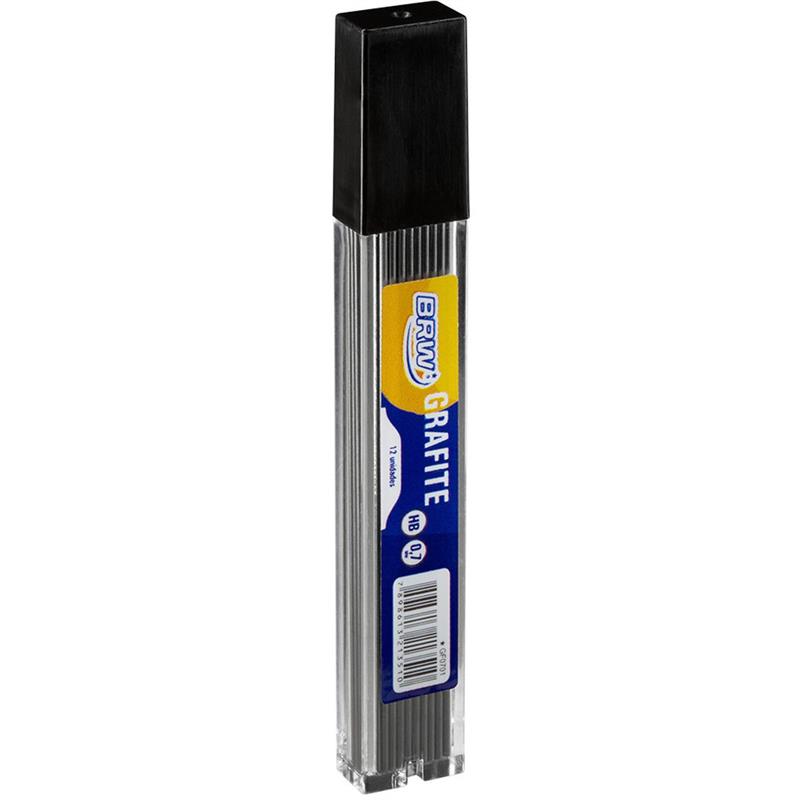 Grafite (0,7 Mm) Hb Tubo 12 Minas c/12 - Brw