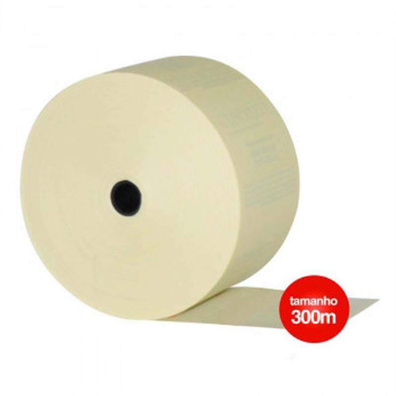 BOBINA TÉRMICA PARA RELÓGIO DE PONTO 57MMX300M AMARELA 48G - SILFER