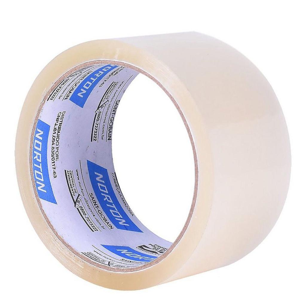 FITA ADESIVA P/EMBALAGEM 48MM X 45M TRANSPARENTE NORTON