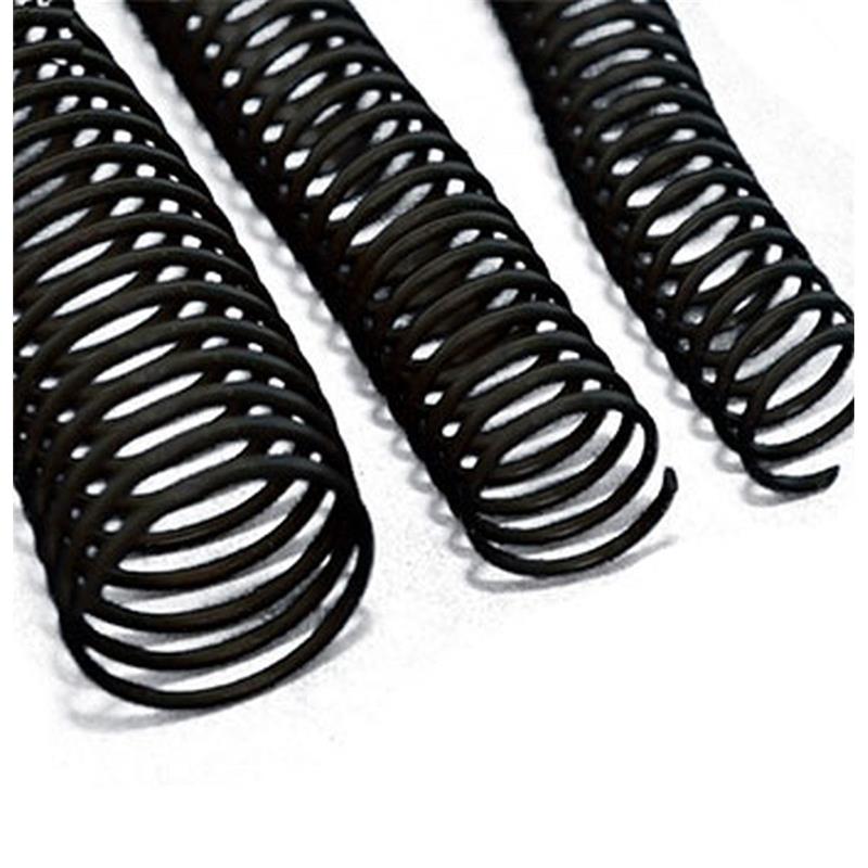 ESPIRAL PARA CADERNO 29MM PRETO P/200FLS MARES PACOET COM 36 UNIDADES