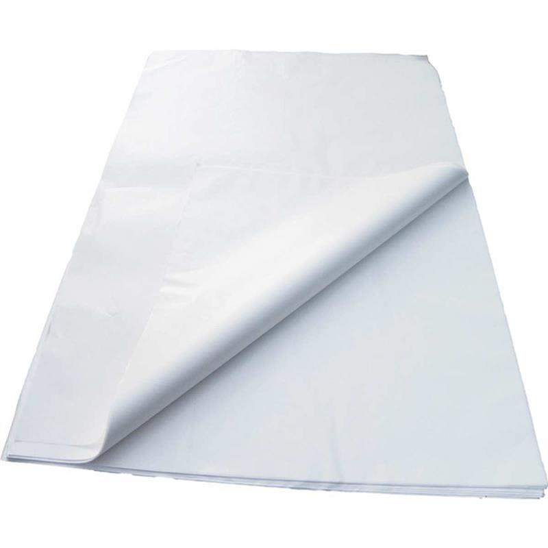 PAPEL DE SEDA BRANCO 50 CM X 70 CM COM 20 G  COM 330FLS NOSSA SENHORA DO LÍBANO