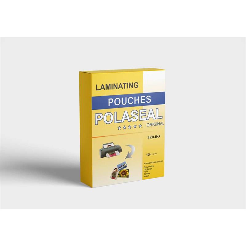 PLÁSTICO PARA PLASTIFICAÇÃO POLASEAL RG 79X108MM 0,05 PROLAM C/100UN