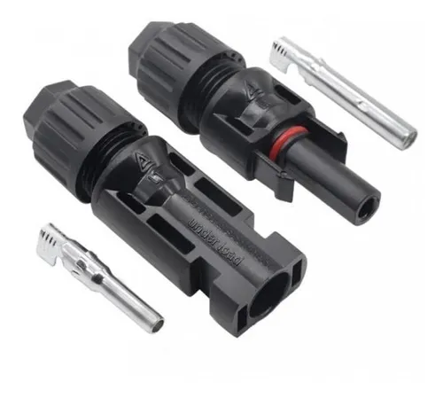 CONECTOR MC4 (PAR MACHO E FÊMEA) PLACAS SOLARES FOTOVOLTAICA