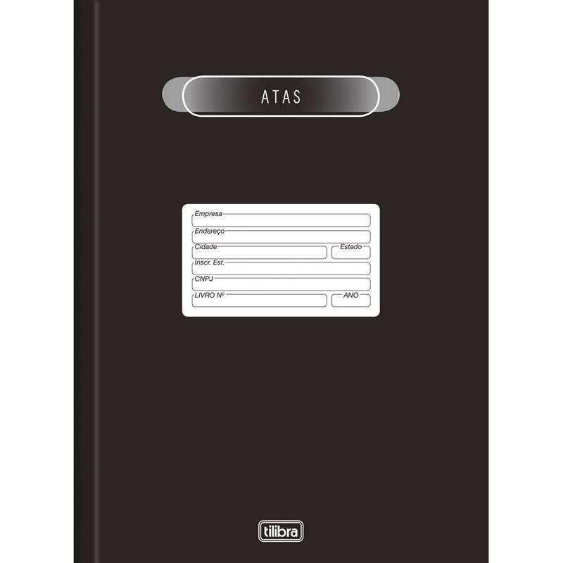 LIVRO ATA OFÍCIO 100 FOLHAS VERTICAL TILIBRA (DUPLICADO)