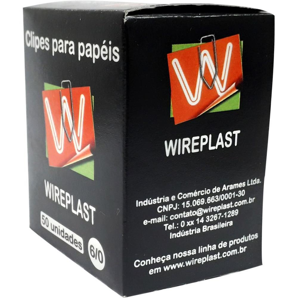 Clips Galvanizado Aço 6/0 com 50 Unidades Wireplast Unidade