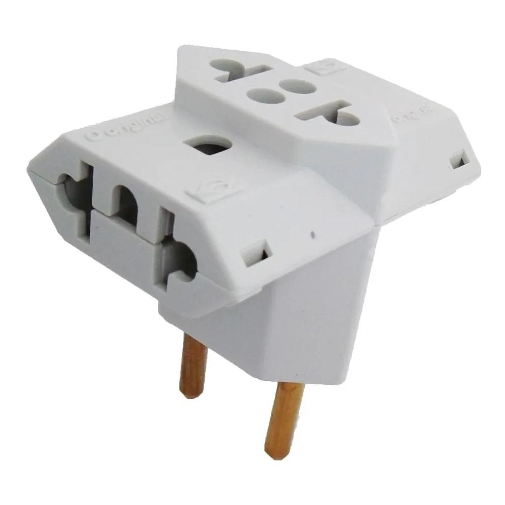 ADAPTADOR TOMADA T BENJAMIN PLUG NOVO ANTIGO T&amp;E