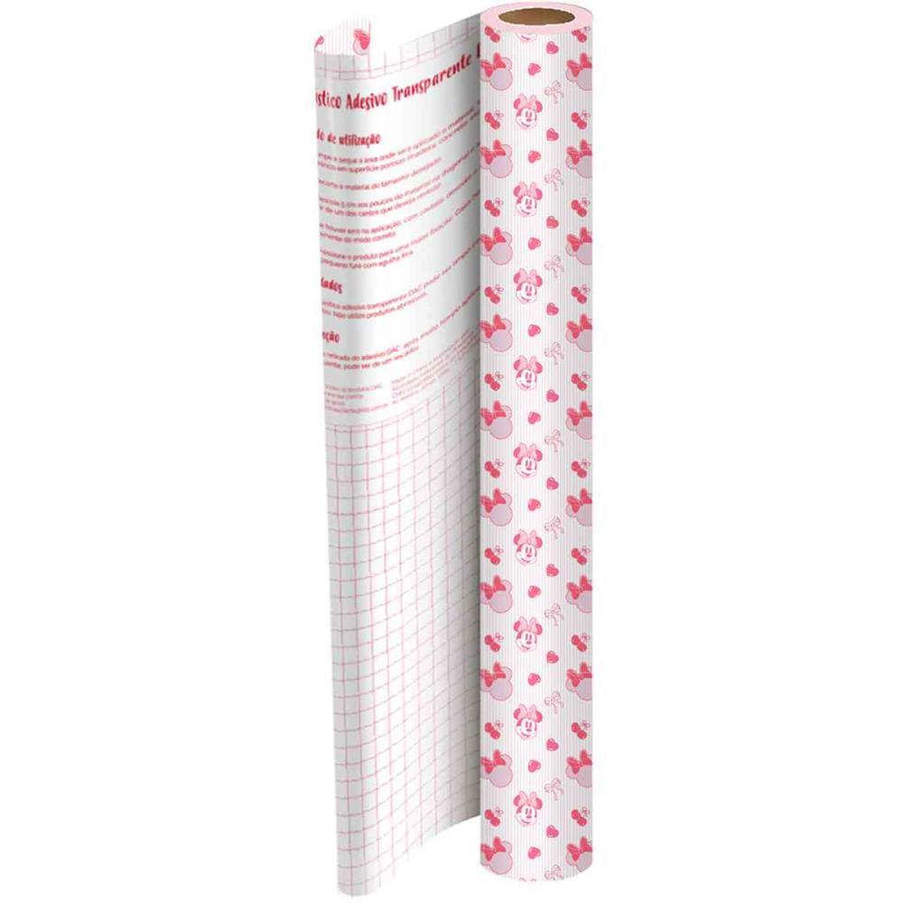 PLASTICO ADESIVO 45CMX10M MINNIE PP 0,65 DAC UNIDADE