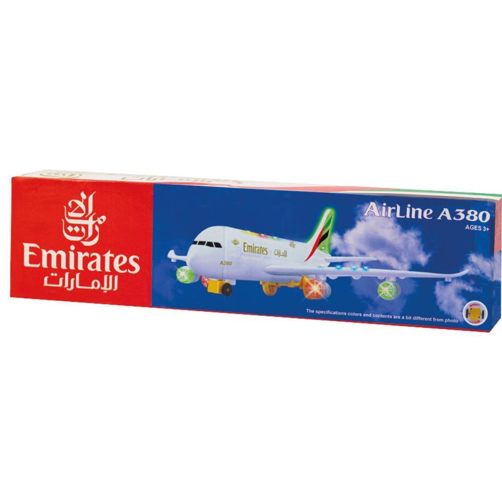 AERONAVES EMIRATES BATE E VOLTA C/LUZ/SO SAMBA TOYS UNIDADE
