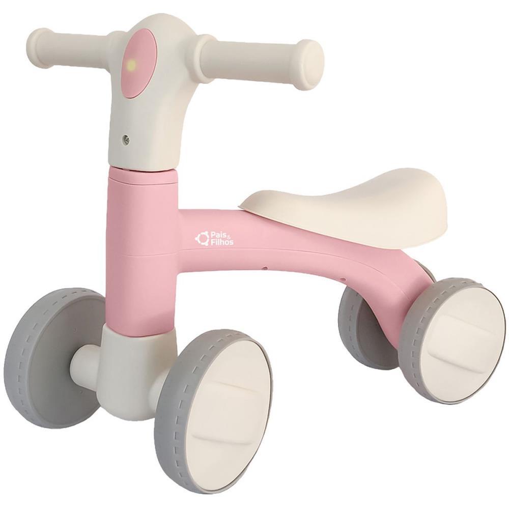 BICICLETA INFANTIL FOFO RIDE EQUILIBRIO ROSA PAIS E FILHOS UNIDADE