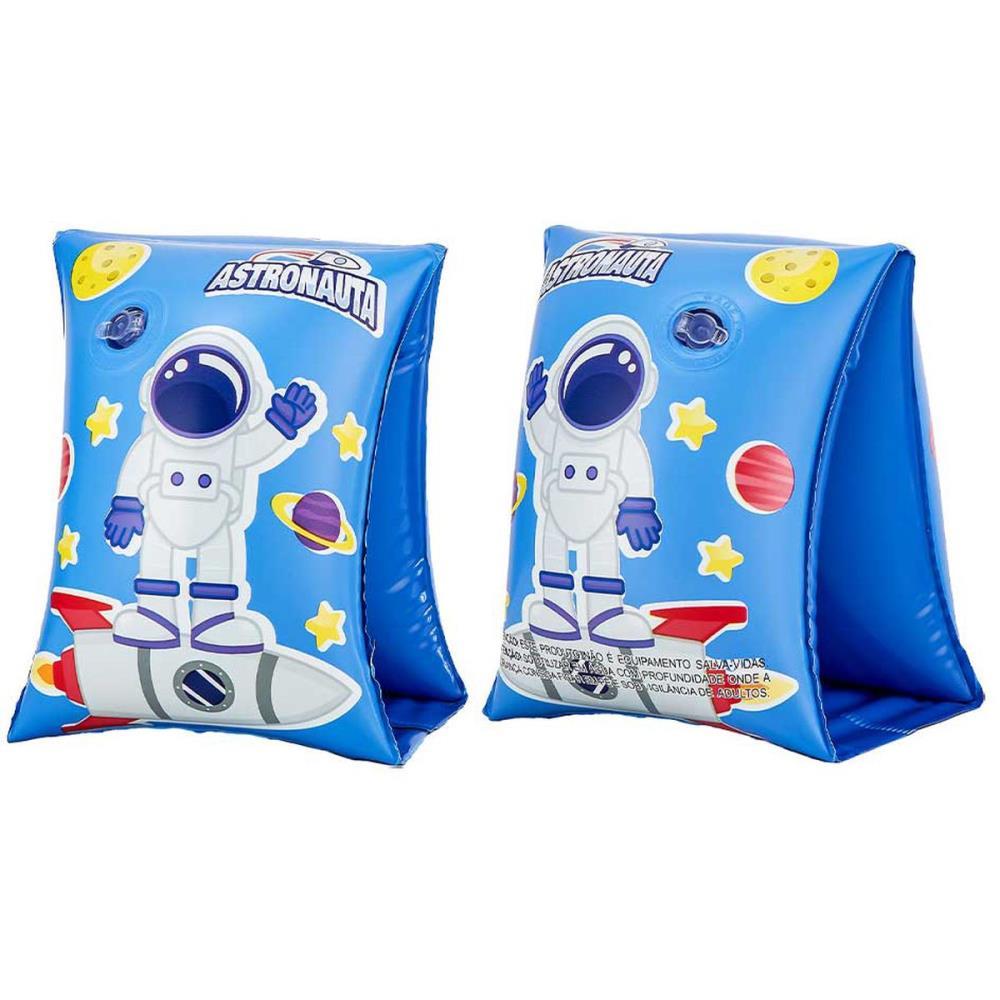 BOIA DE BRACO ASTRONAUTA 25X15,5CM DM TOYS UNIDADE