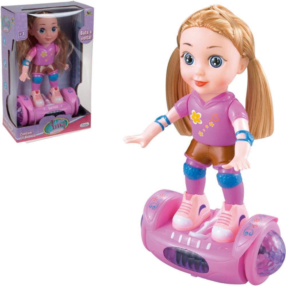 BONECA COM MECANISMO AMY HOVERBOARD C/LUZ E SOM ART BRINK UNIDADE