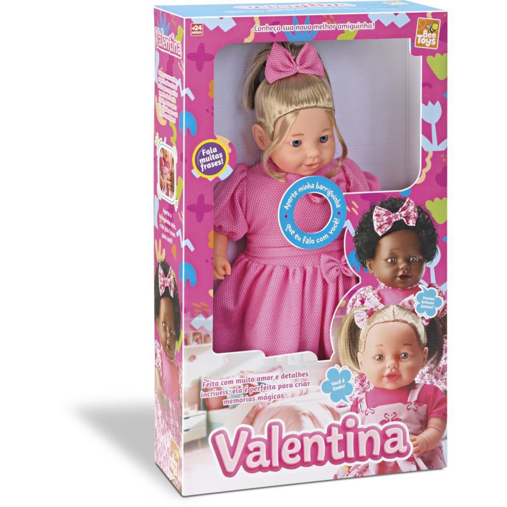 BONECA COM MECANISMO VALENTINA LOIRA 44CM BEE TOYS UNIDADE