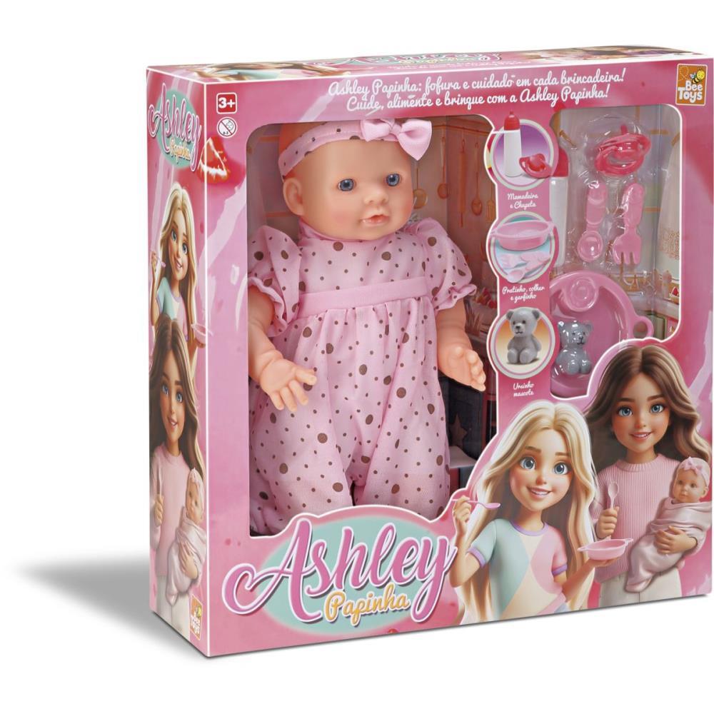 BONECA ASHLEY PAPINHA 34CM BEE TOYS UNIDADE