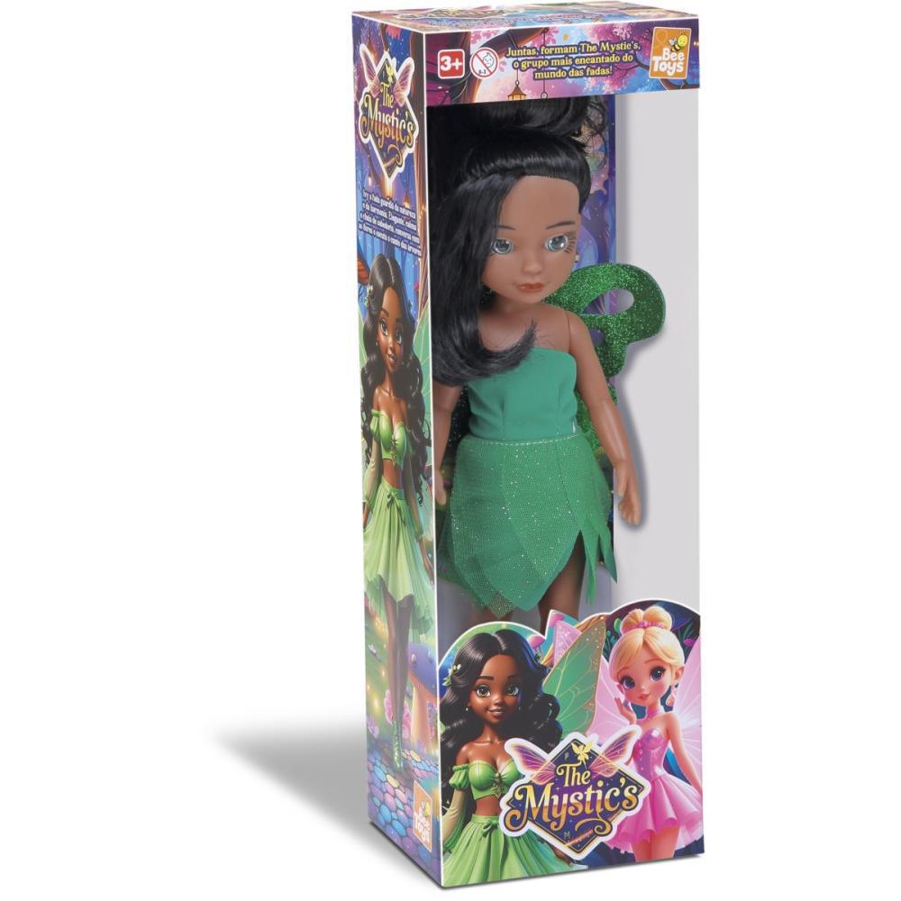 BONECA THE MYSTICS NEGRA 34,5CM BEE TOYS UNIDADE