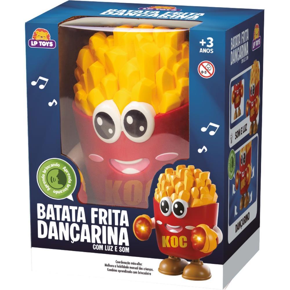 BONECO COM MECANISMO BATATA FRITA DANCARINA 16,5CM SAMBA TOYS UNIDADE