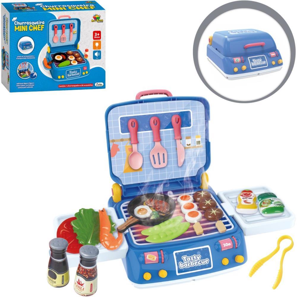 BRINCANDO DE CASINHA CHURRASQUEIRA C/LUZ E SOM 20AC ART BRINK UNIDADE