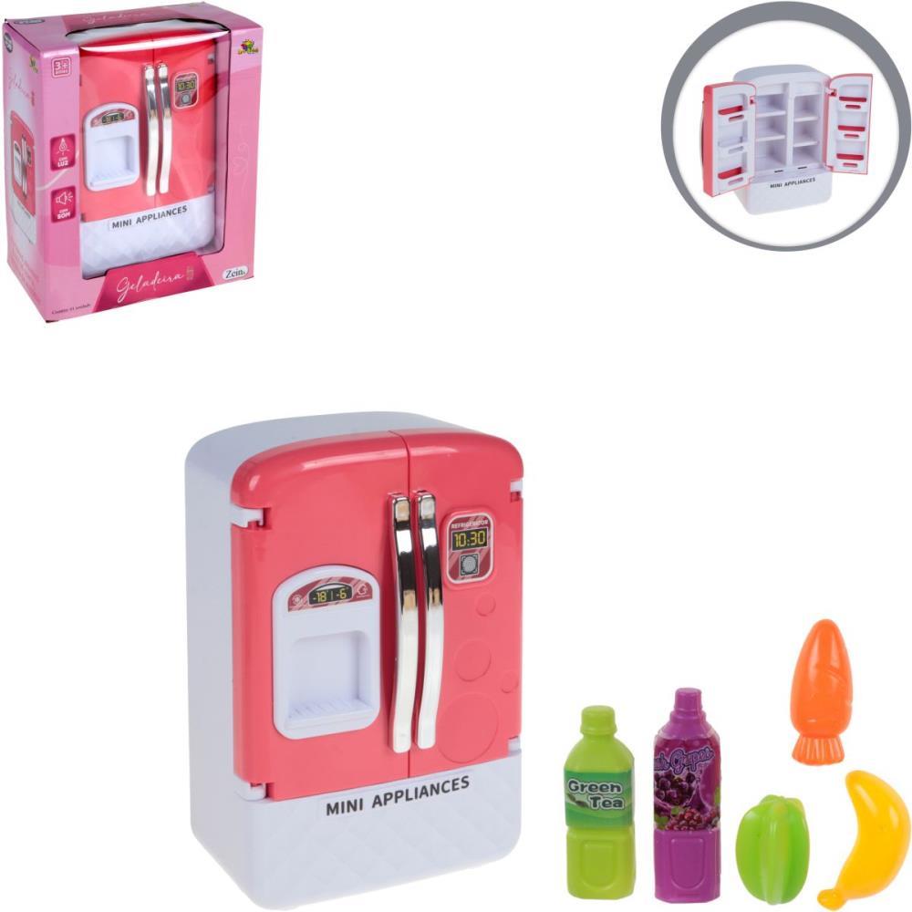 BRINCANDO DE CASINHA GELADEIRA INFANTIL C/LUZ E SOM ART BRINK UNIDADE