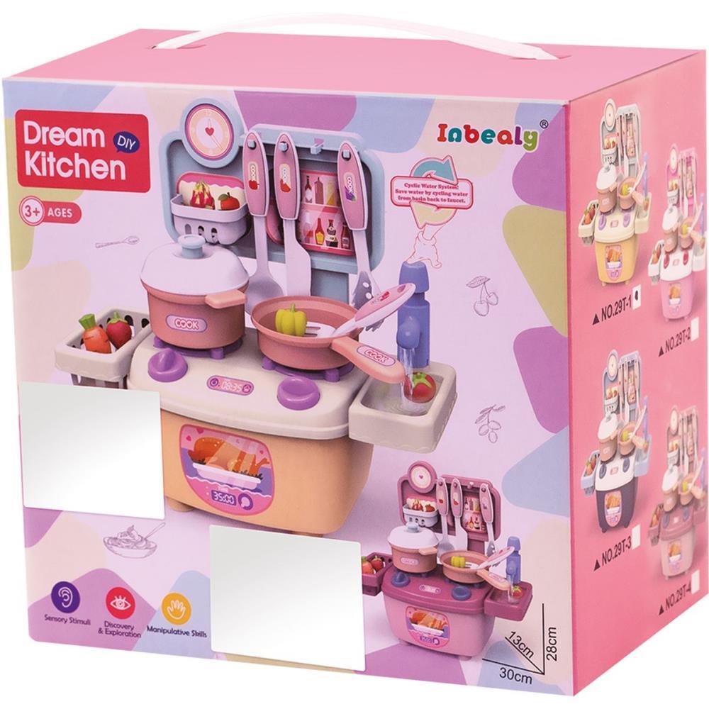BRINCANDO DE CASINHA MINI COZINHA SAI AGUA 28CM SAMBA TOYS UNIDADE