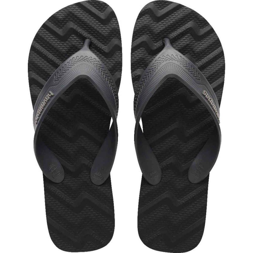 CHINELO HAVAIANAS MASCULINO TRACK WAVES 39/0 PRETO/CINZA HAVAIANAS PAR
