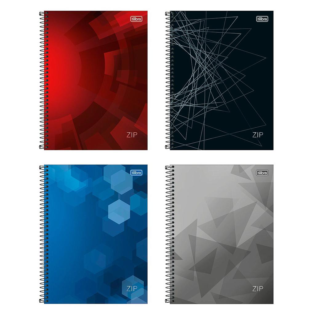 CADERNO C/D TILIBRA ZIP 1X1 80F