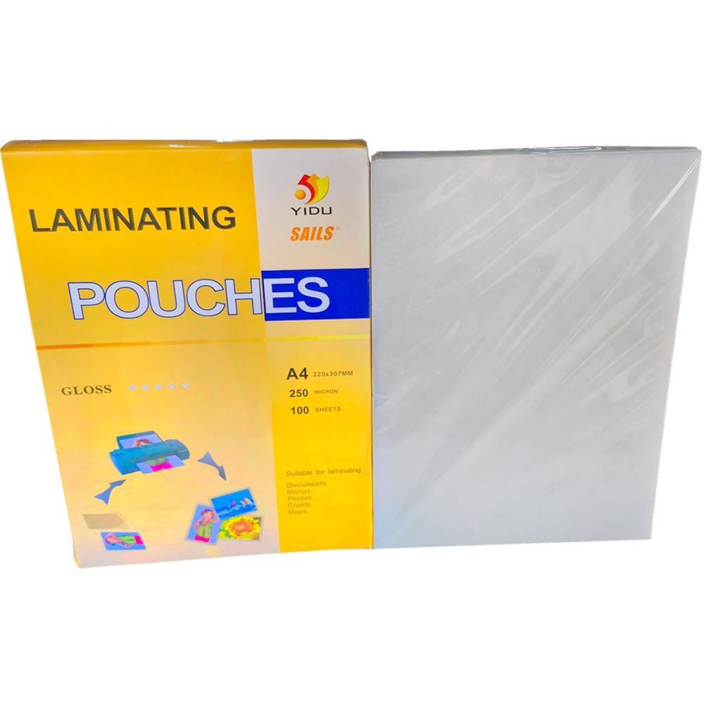PLASTICO PARA PLASTIFICACAO POUCH FILM A4 220X307 (0,10) LASSANE CONJ/100