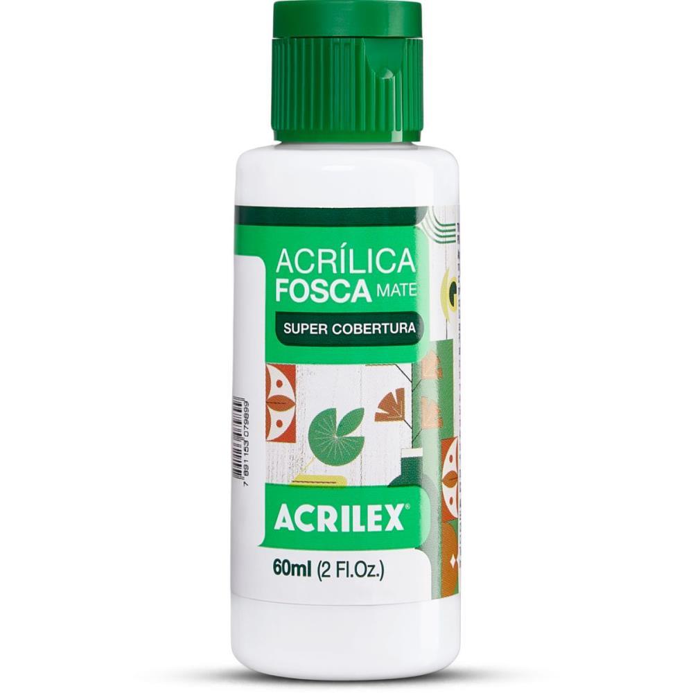 TINTA ACRILICA FOSCA 60ML BRANCO ACRILEX PCT.C/03