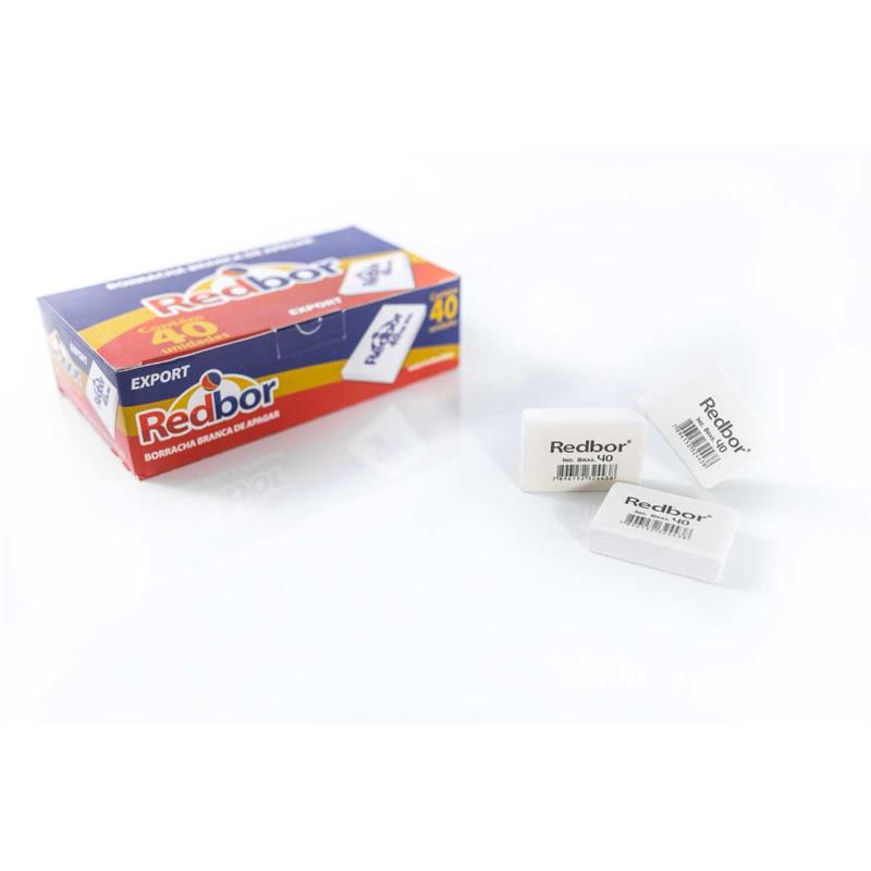 BORRACHA BRANCA BR40 RED BOR CX C/40UN