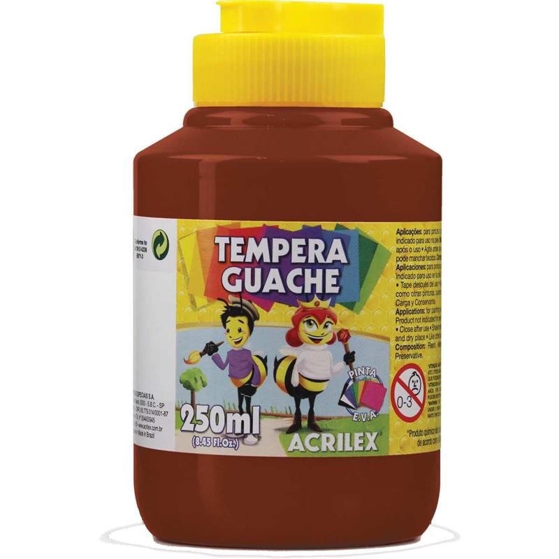 TINTA GUACHE 250 ML MARROM ACRILEX