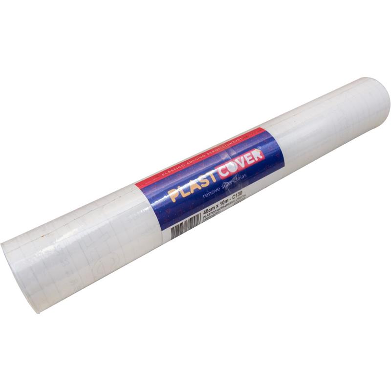 PLASTICO ADESIVO TRANSPARENTE 45CM X 25M 0,70 PLASTCOVER