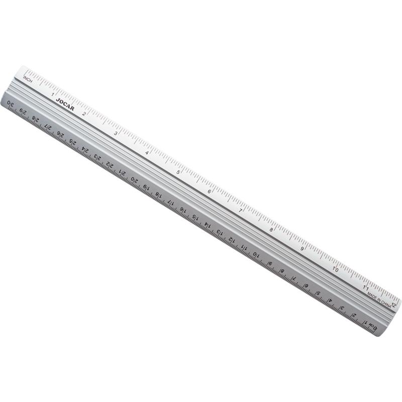 RÉGUA DE ALUMÍNIO JOCAR OFFICE 30 CM LEONORA